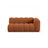 Lupine Modulares 3-Sitzer Sofa Sitzelement, Rechte Seite, aus Chenille in Brick (Eden 10 Terra), 175x95 cm von Micadoni – Bild 1