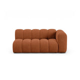 Lupine Modulares 3-Sitzer Sofa Sitzelement, Rechte Seite, aus Chenille in Brick (Eden 10 Terra), 175x95 cm von Micadoni – Bild 1