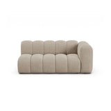 Lupine Modulares 3-Sitzer Sofa Sitzelement, Rechte Seite, aus Chenille in Dunkelbeige (Eden 4 Beige), 175x95 cm von Micadoni – Bild 1