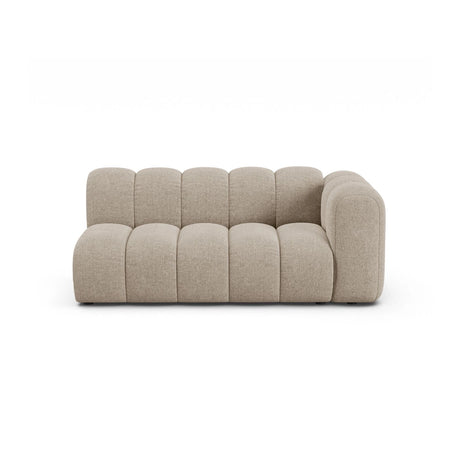Lupine Modulares 3-Sitzer Sofa Sitzelement, Rechte Seite, aus Chenille in Dunkelbeige (Eden 4 Beige), 175x95 cm von Micadoni – Bild 1