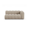 Lupine Modulares 3-Sitzer Sofa Sitzelement, Rechte Seite, aus Chenille in Dunkelbeige (Eden 4 Beige), 175x95 cm von Micadoni – Bild 1