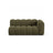 Lupine Modulares 3-Sitzer Sofa Sitzelement, Rechte Seite, aus Chenille in Grün (Eden 12 Olive), 175x95 cm von Micadoni – Bild 1