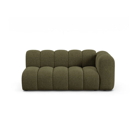 Lupine Modulares 3-Sitzer Sofa Sitzelement, Rechte Seite, aus Chenille in Grün (Eden 12 Olive), 175x95 cm von Micadoni – Bild 1