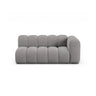 Lupine Modulares 3-Sitzer Sofa Sitzelement, Rechte Seite, aus Chenille in Hellgrau (Eden 18 Grey), 175x95 cm von Micadoni – Bild 1