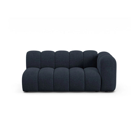 Lupine Modulares 3-Sitzer Sofa Sitzelement, Rechte Seite, aus Chenille in Marineblau (Eden 16 Deep Blue), 175x95 cm von Micadoni – Bild 1