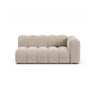 Lupine Modulares 3-Sitzer Sofa Sitzelement, Rechte Seite, aus Samt in Beige (Salvador 1), 175x95 cm von Micadoni – Bild 1