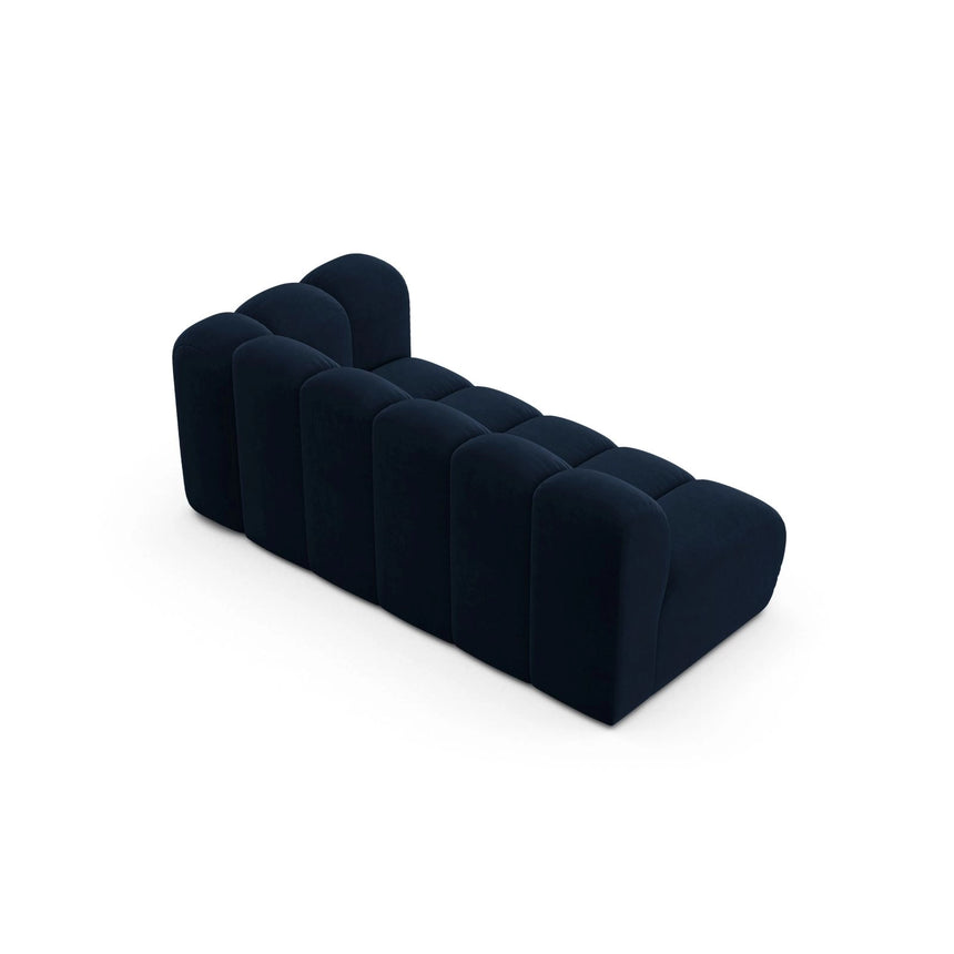 Lupine Modulares 3-Sitzer Sofa Sitzelement, Rechte Seite, aus Samt in Königsblau (Salvador 5), 175x95 cm von Micadoni – Bild 4