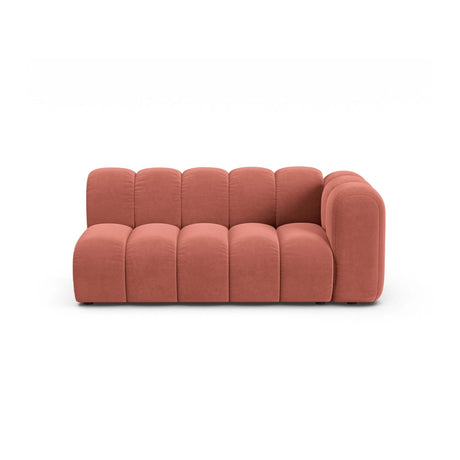 Lupine Modulares 3-Sitzer Sofa Sitzelement, Rechte Seite, aus Samt in Koralle (Salvador 12), 175x95 cm von Micadoni – Bild 1