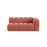 Lupine Modulares 3-Sitzer Sofa Sitzelement, Rechte Seite, aus Samt in Koralle (Salvador 12), 175x95 cm von Micadoni – Bild 1