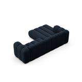 Lupine Modulares 4-Sitzer Ecksofa, Linke Seite, aus Boucle in Dunkelblau (Baloo 2088), 260x177 cm von Micadoni – Bild 4