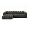 Lupine Modulares 4-Sitzer Ecksofa, Linke Seite, aus Chenille in Dunkelgrau (Eden 20 Graphite), 290x177 cm von Micadoni – Bild 1