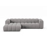 Lupine Modulares 4-Sitzer Ecksofa, Linke Seite, aus Chenille in Hellgrau (Eden 18 Grey), 290x177 cm von Micadoni – Bild 1