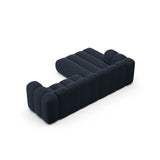 Lupine Modulares 4-Sitzer Ecksofa, Linke Seite, aus Chenille in Marineblau (Eden 16 Deep Blue), 260x177 cm von Micadoni – Bild 4
