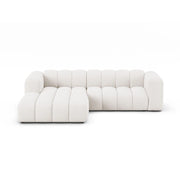 Lupine Modulares 4-Sitzer Ecksofa, Linke Seite,  aus Samt, Chenille oder Boucle, 260x177 cm von Micadoni – Bild 1