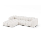 Lupine Modulares 4-Sitzer Ecksofa, Linke Seite, aus Samt, Chenille oder Boucle, 290x177 cm von Micadoni – Bild 3