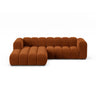Lupine Modulares 4-Sitzer Ecksofa, Linke Seite, aus Samt in Terrakotta (Salvador 14), 260x177 cm von Micadoni – Bild 1