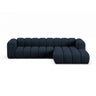Lupine Modulares 4-Sitzer Ecksofa, Rechte Seite, aus Boucle in Dunkelblau (Baloo 2088), 290x177 cm von Micadoni – Bild 1