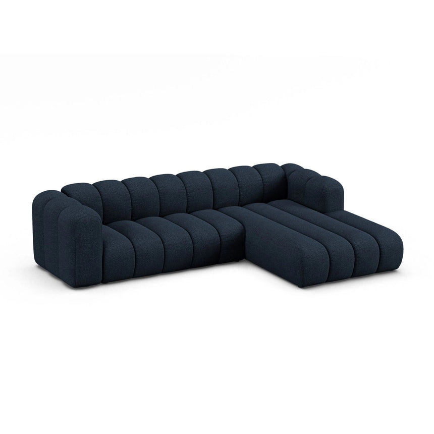 Lupine Modulares 4-Sitzer Ecksofa, Rechte Seite, aus Boucle in Dunkelblau (Baloo 2088), 290x177 cm von Micadoni – Bild 3