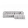 Lupine Modulares 4-Sitzer Ecksofa, Rechte Seite, aus Boucle in Hellgrau (Baloo 2085), 260x177 cm von Micadoni – Bild 1