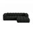 Lupine Modulares 4-Sitzer Ecksofa, Rechte Seite, aus Boucle in Schwarz (Baloo 2082), 260x177 cm von Micadoni – Bild 1
