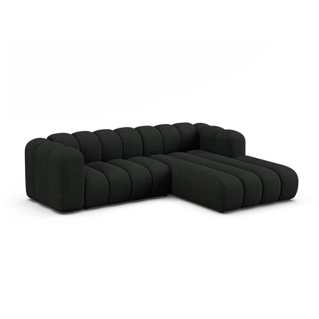 Lupine Modulares 4-Sitzer Ecksofa, Rechte Seite, aus Boucle in Schwarz (Baloo 2082), 260x177 cm von Micadoni – Bild 2