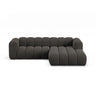 Lupine Modulares 4-Sitzer Ecksofa, Rechte Seite, aus Chenille in Dunkelgrau (Eden 20 Graphite), 260x177 cm von Micadoni – Bild 1