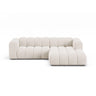 Lupine Modulares 4-Sitzer Ecksofa, Rechte Seite, aus Chenille in Leichtes Beige (Eden 2 Pearl), 260x177 cm von Micadoni – Bild 1