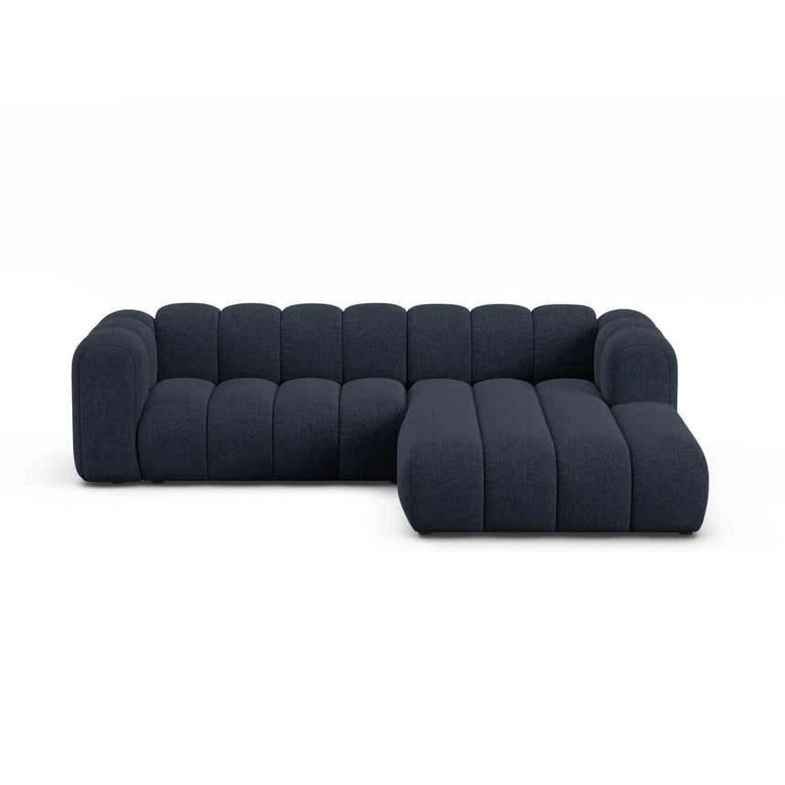 Lupine Modulares 4-Sitzer Ecksofa, Rechte Seite, aus Chenille in Marineblau (Eden 16 Deep Blue), 260x177 cm von Micadoni – Bild 1