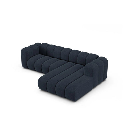 Lupine Modulares 4-Sitzer Ecksofa, Rechte Seite, aus Chenille in Marineblau (Eden 16 Deep Blue), 260x177 cm von Micadoni – Bild 3
