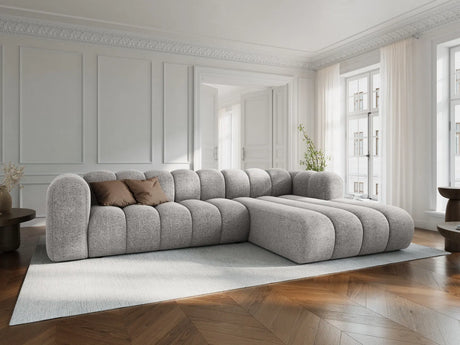 Lupine Modulares 4-Sitzer Ecksofa, Rechte Seite, aus Chenille in Marineblau (Eden 16 Deep Blue), 290x177 cm von Micadoni – Bild 2