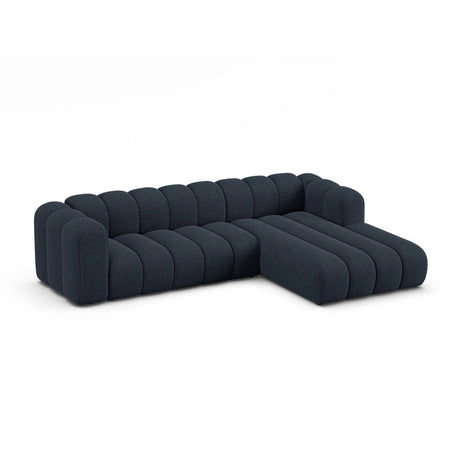 Lupine Modulares 4-Sitzer Ecksofa, Rechte Seite, aus Chenille in Marineblau (Eden 16 Deep Blue), 290x177 cm von Micadoni – Bild 4