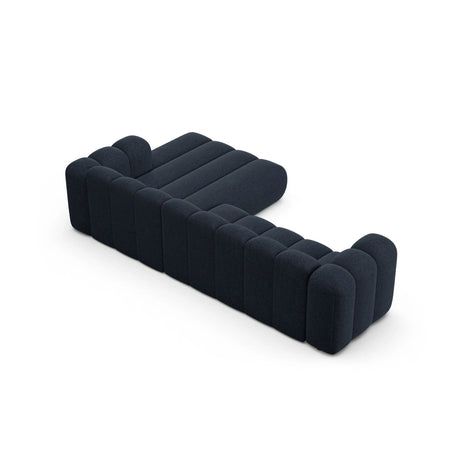 Lupine Modulares 4-Sitzer Ecksofa, Rechte Seite, aus Chenille in Marineblau (Eden 16 Deep Blue), 290x177 cm von Micadoni – Bild 6