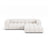 Lupine Modulares 4-Sitzer Ecksofa, Rechte Seite, aus Samt, Chenille oder Boucle, 260x177 cm von Micadoni – Bild 1
