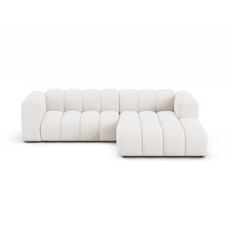 Lupine Modulares 4-Sitzer Ecksofa, Rechte Seite, aus Samt, Chenille oder Boucle, 260x177 cm von Micadoni – Bild 1