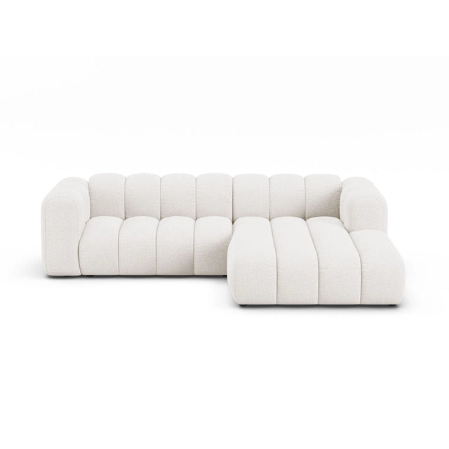 Lupine Modulares 4-Sitzer Ecksofa, Rechte Seite, aus Samt, Chenille oder Boucle, 260x177 cm von Micadoni – Bild 1