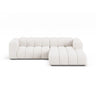 Lupine Modulares 4-Sitzer Ecksofa, Rechte Seite, aus Samt, Chenille oder Boucle, 260x177 cm von Micadoni – Bild 1