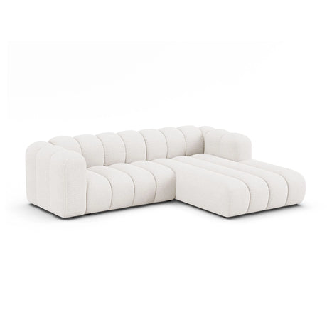 Lupine Modulares 4-Sitzer Ecksofa, Rechte Seite, aus Samt, Chenille oder Boucle, 260x177 cm von Micadoni – Bild 2