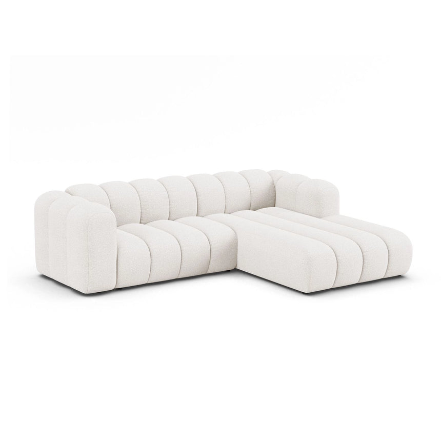 Lupine Modulares 4-Sitzer Ecksofa, Rechte Seite, aus Samt, Chenille oder Boucle, 260x177 cm von Micadoni – Bild 2