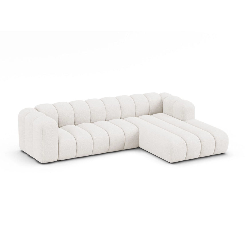 Lupine Modulares 4-Sitzer Ecksofa, Rechte Seite, aus Samt, Chenille oder Boucle, 290x177 cm von Micadoni – Bild 3