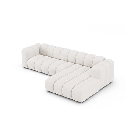 Lupine Modulares 4-Sitzer Ecksofa, Rechte Seite, aus Samt, Chenille oder Boucle, 290x177 cm von Micadoni – Bild 4