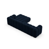 Lupine Modulares 4-Sitzer Ecksofa, Rechte Seite, aus Samt in Königsblau (Salvador 5), 290x177 cm von Micadoni – Bild 5
