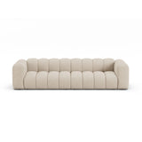 Lupine Modulares 4-Sitzer Sofa aus Boucle in Beige (Baloo 2074), 290x95x70 cm von Micadoni – Bild 1