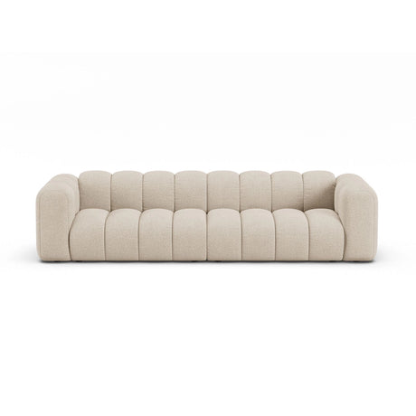 Lupine Modulares 4-Sitzer Sofa aus Boucle in Beige (Baloo 2074), 290x95x70 cm von Micadoni – Bild 1