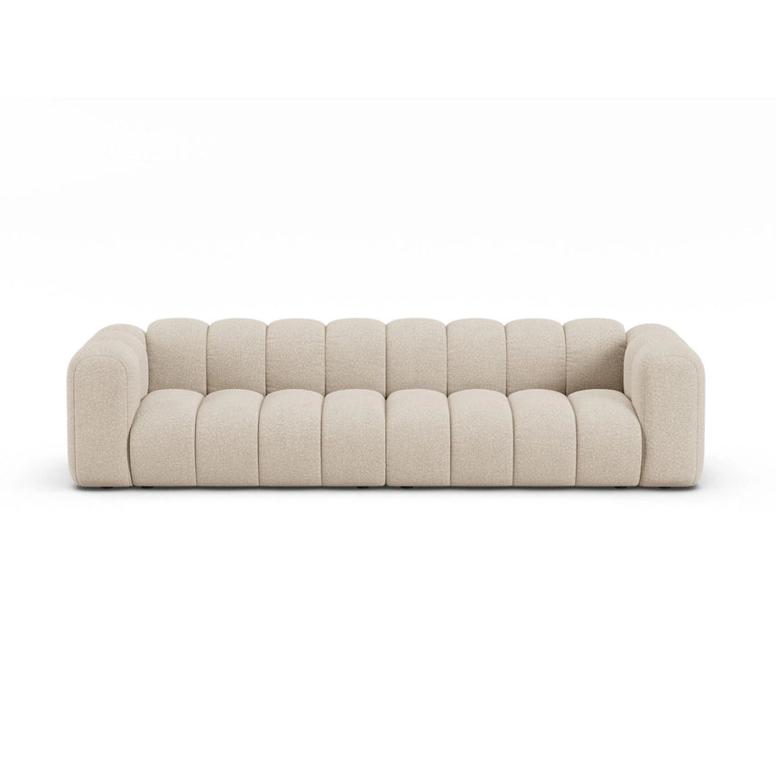 Lupine Modulares 4-Sitzer Sofa aus Boucle in Beige (Baloo 2074), 290x95x70 cm von Micadoni – Bild 1