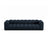 Lupine Modulares 4-Sitzer Sofa aus Boucle in Dunkelblau (Baloo 2088), 290x95x70 cm von Micadoni – Bild 1
