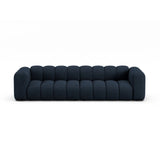 Lupine Modulares 4-Sitzer Sofa aus Boucle in Dunkelblau (Baloo 2088), 290x95x70 cm von Micadoni – Bild 1