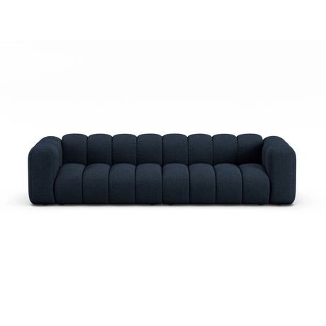 Lupine Modulares 4-Sitzer Sofa aus Boucle in Dunkelblau (Baloo 2088), 290x95x70 cm von Micadoni – Bild 1