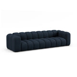Lupine Modulares 4-Sitzer Sofa aus Boucle in Dunkelblau (Baloo 2088), 290x95x70 cm von Micadoni – Bild 3