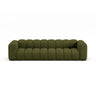 Lupine Modulares 4-Sitzer Sofa aus Boucle in Dunkles olivgrün (Baloo 2090), 290x95x70 cm von Micadoni – Bild 1
