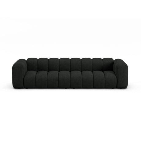 Lupine Modulares 4-Sitzer Sofa aus Boucle in Schwarz (Baloo 2082), 290x95x70 cm von Micadoni – Bild 1